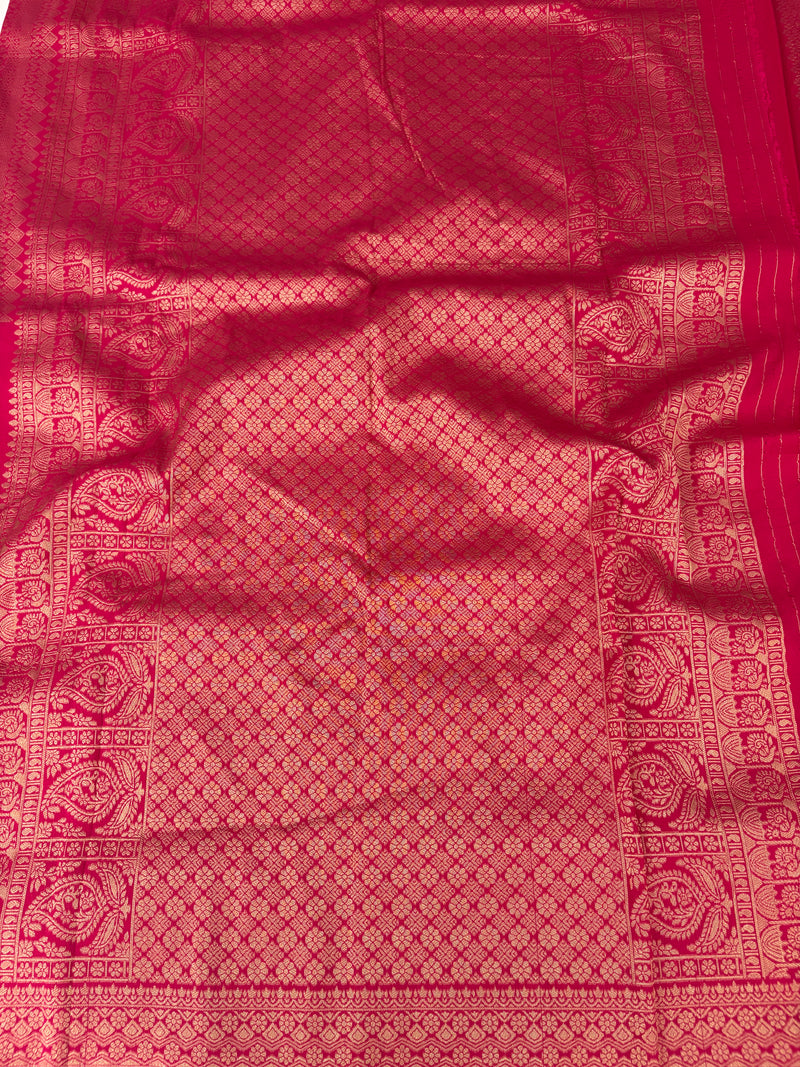 PINK TUSSAR DESIGNER SAREE-J25