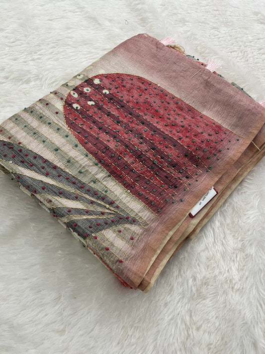 Knot Work Fancy Saree-F17