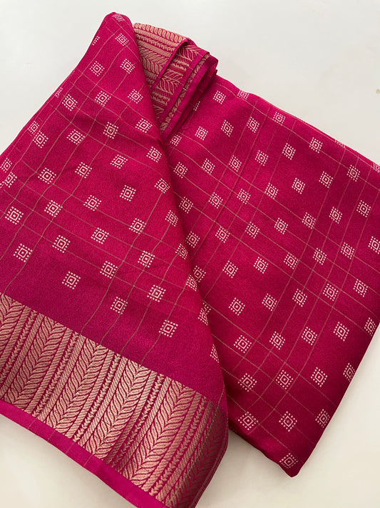 Tussar Chiffon
