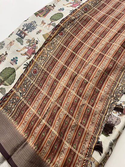 310 Kalamkari chiffons