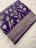 Tulips Linen Premium Saree-M13