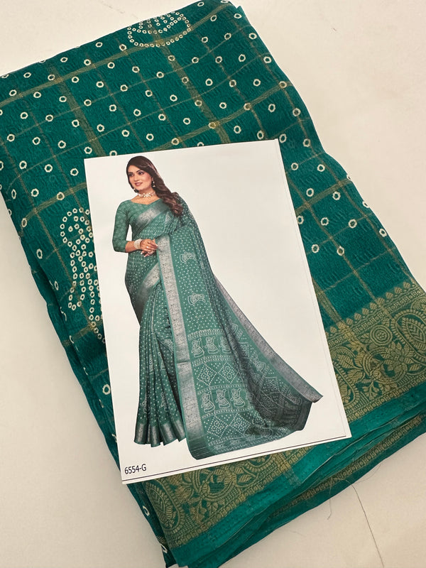 Crape Chiffon Fancy Saree-J1