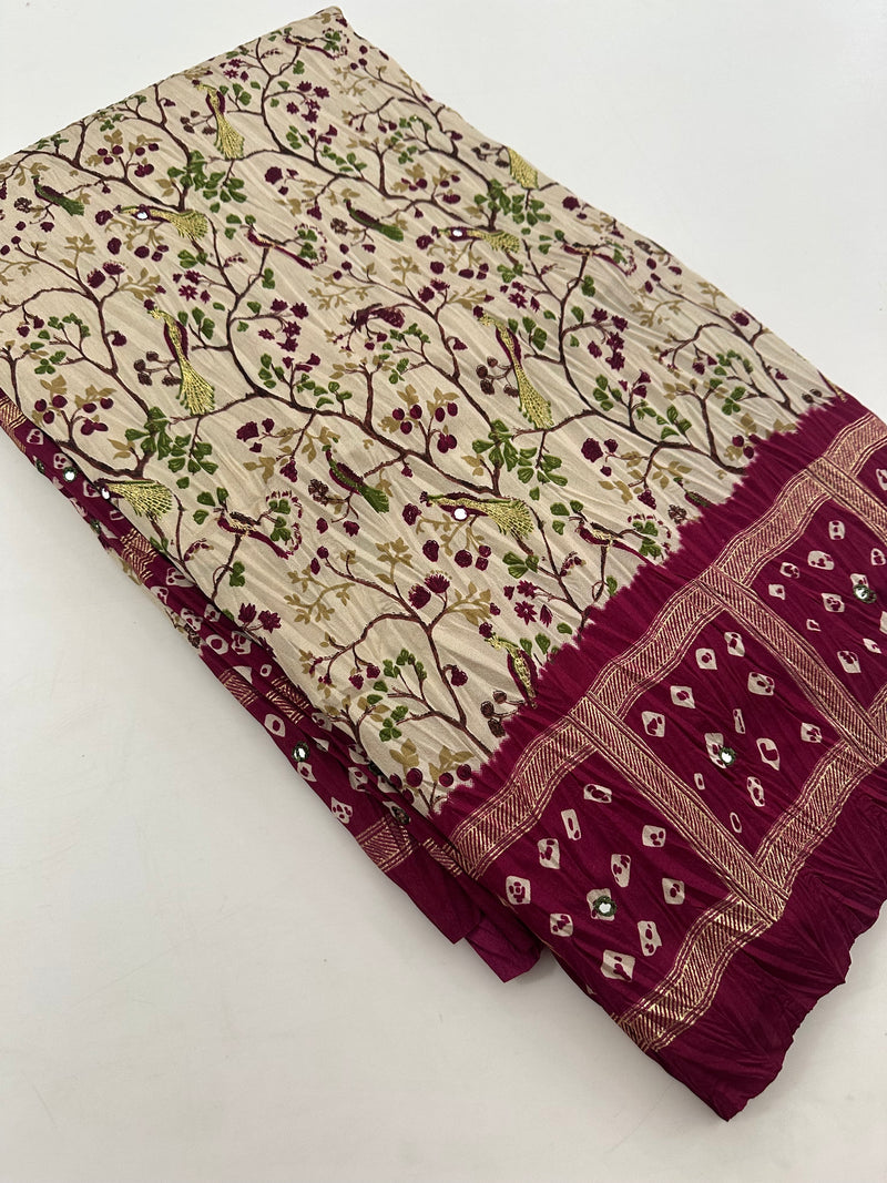 Crush Bandhini Crape Fancy -J22