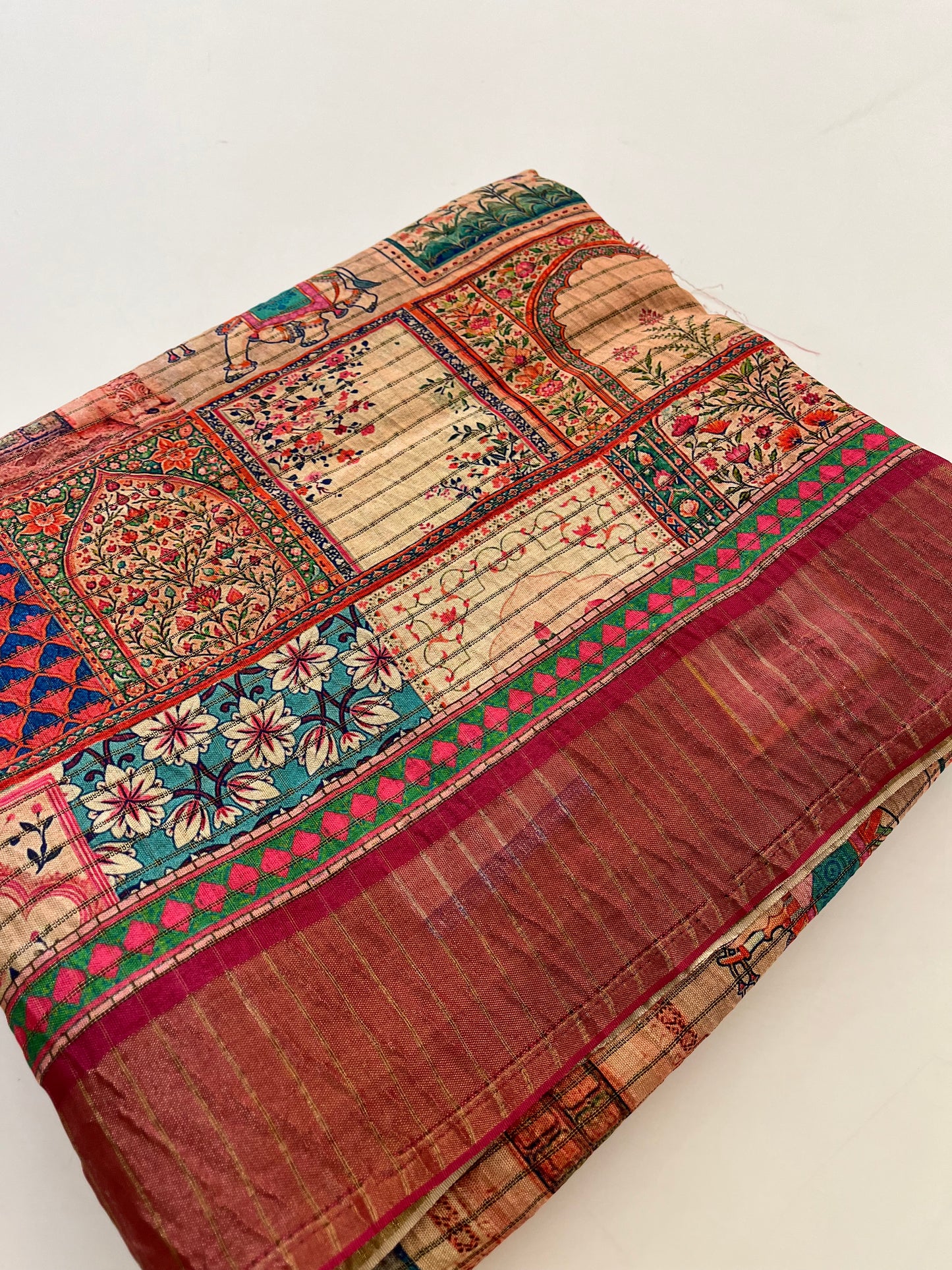 Crush Tussar Printed