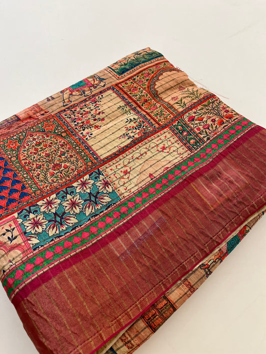 Crush Tussar Printed