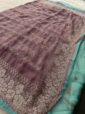 Work Organza Saree-JU12