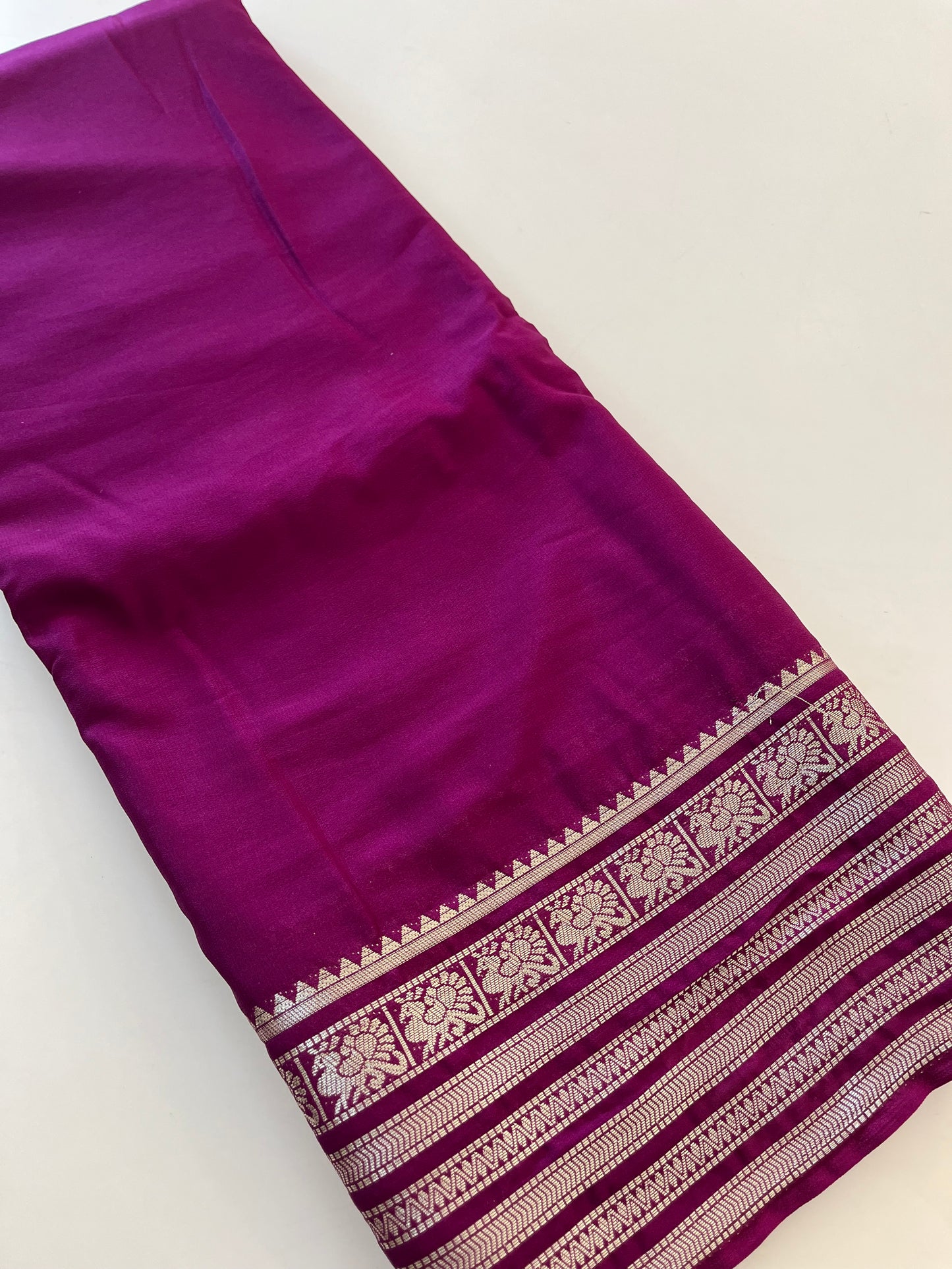 Semi Mysore silk premium