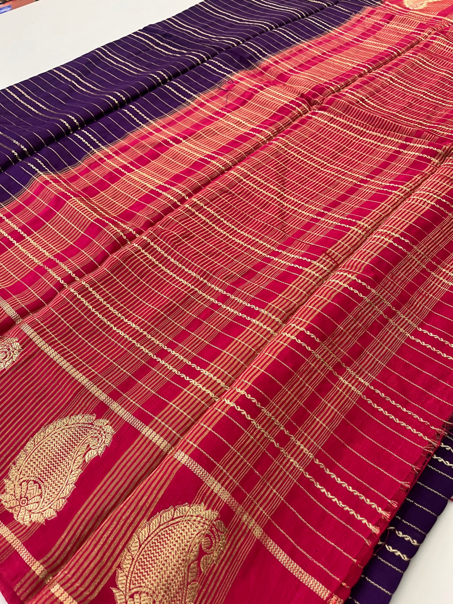 Semi Mysore silk new design