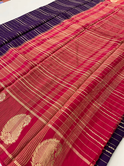 Semi Mysore silk new design