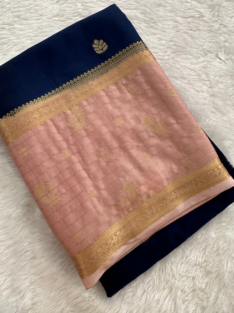 Crape Fancy Saree-JU3