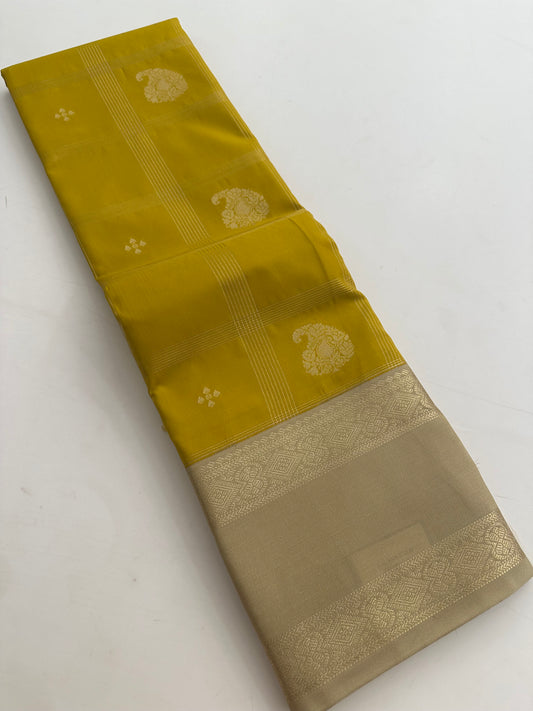 Semi Kanchi/Vegan Silk Saree-11