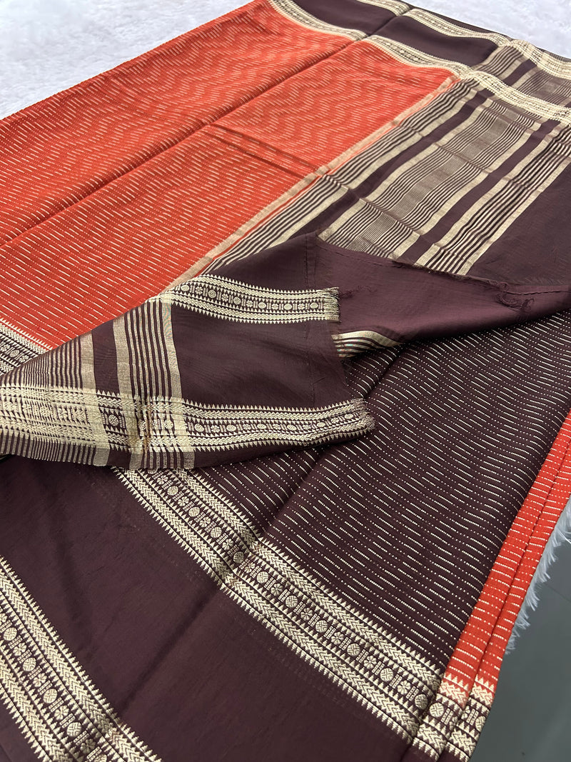 Assam Silk Fancy Saree-(JU2)