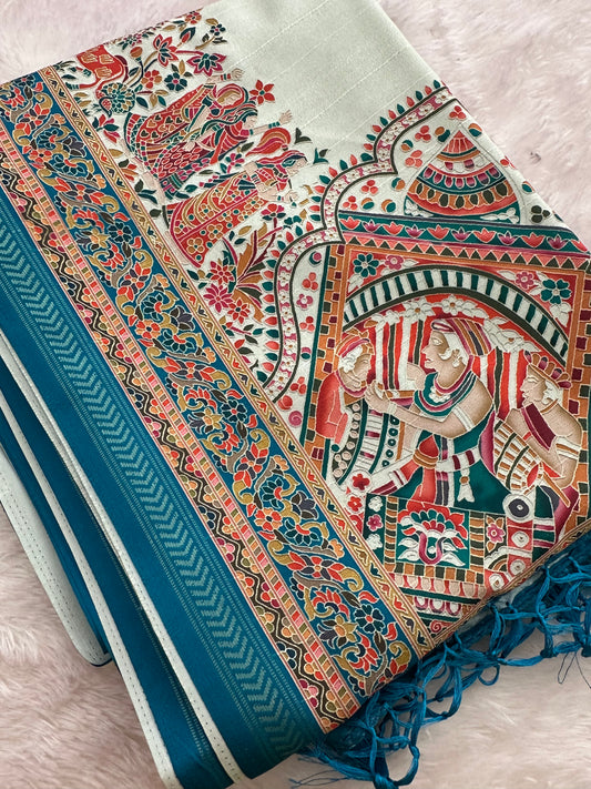 Kalamkari Tussar Fancy-M10