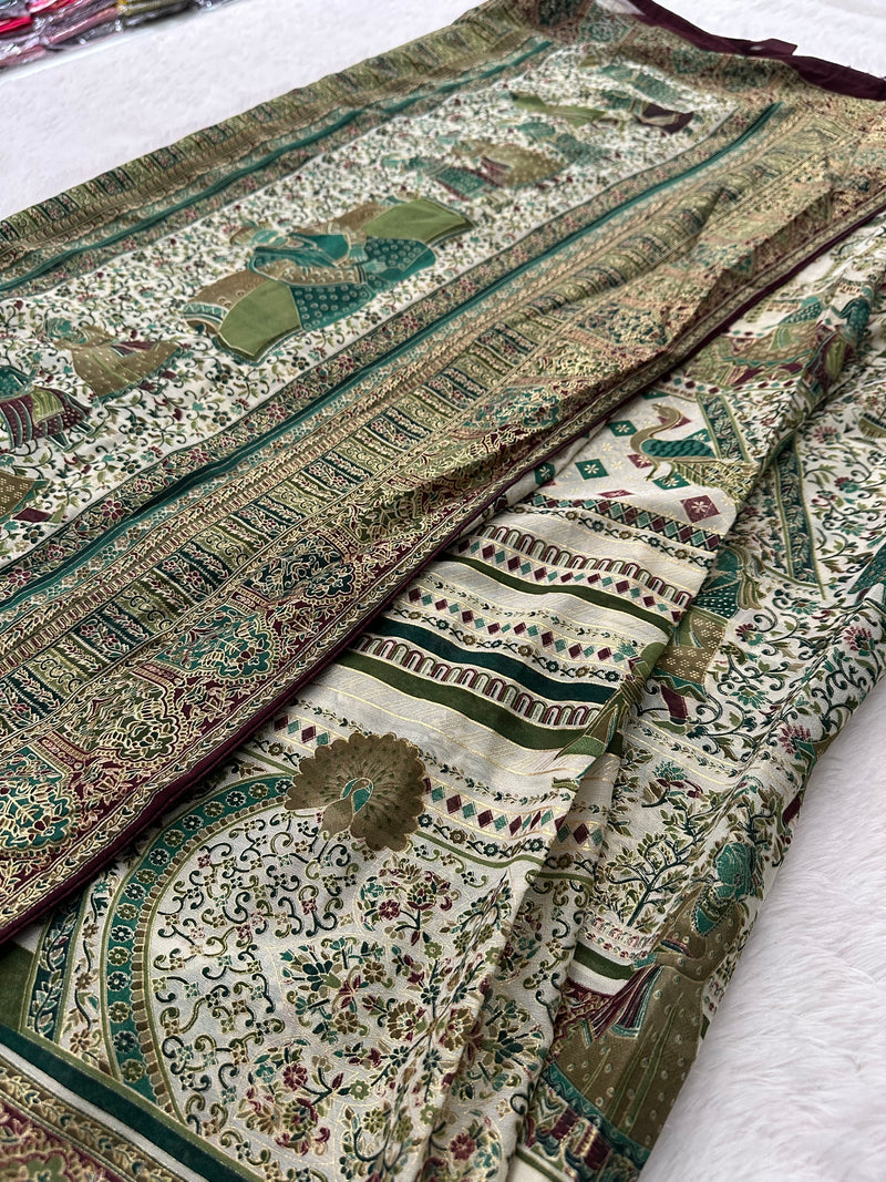 Brosso Chiffon Saree-J20