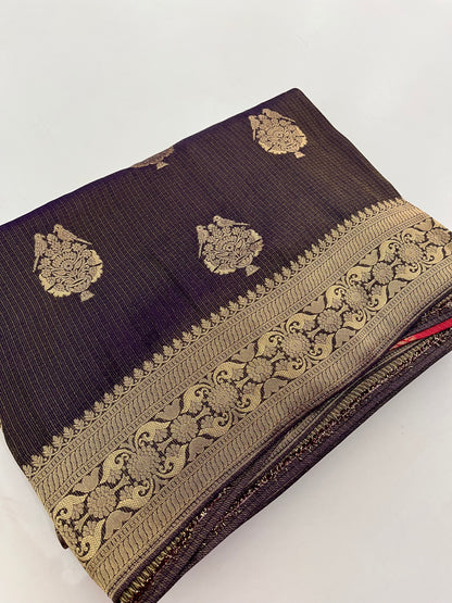 Banarasi tissue silk