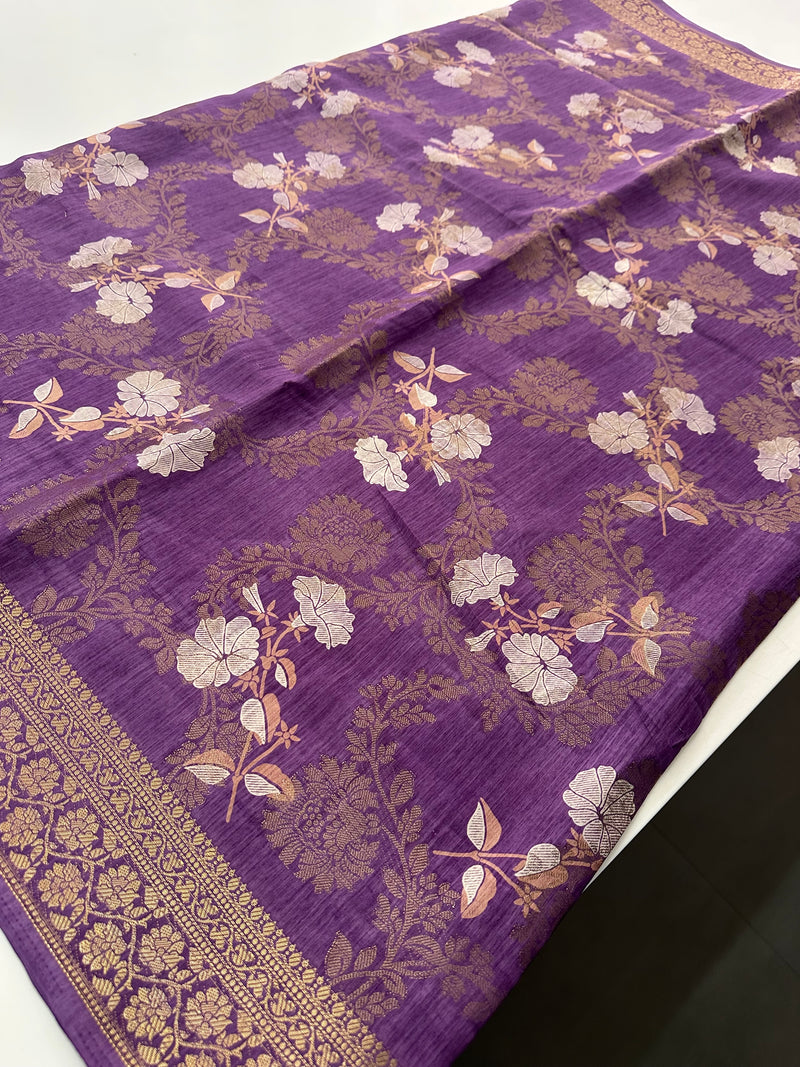 Tussar Fancy New Prints-J18