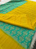 Beautiful Soft Georgette Sarees In Full Garuda Buttas-Ju21 (Copy)