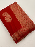 Banarsi Crape Fancy 🌹-AU6