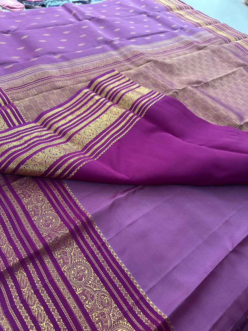 Self Kanchi Silk Sarees🌹-AU14