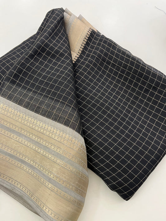 Crepe Chiffon Saree