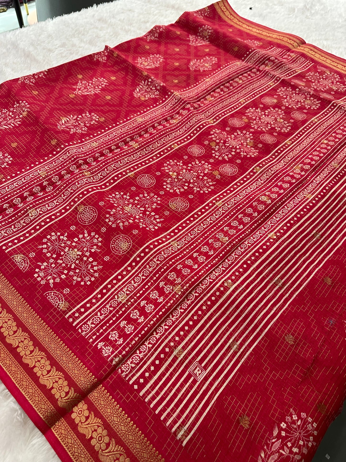 Tussar Chiffon-J6