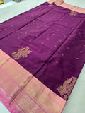 Semi Kanchi Silk Saree