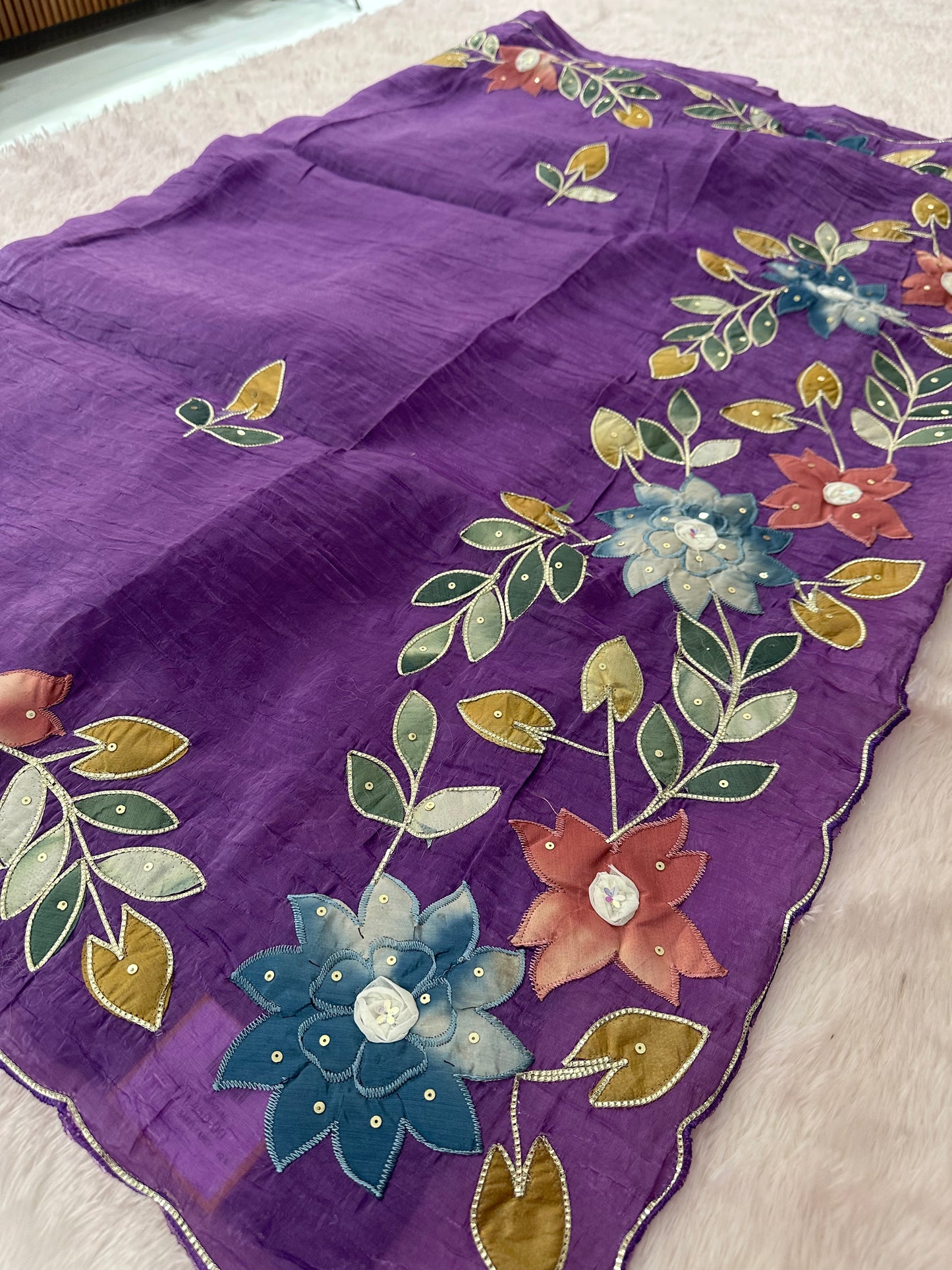Designer Organza Saree-M16