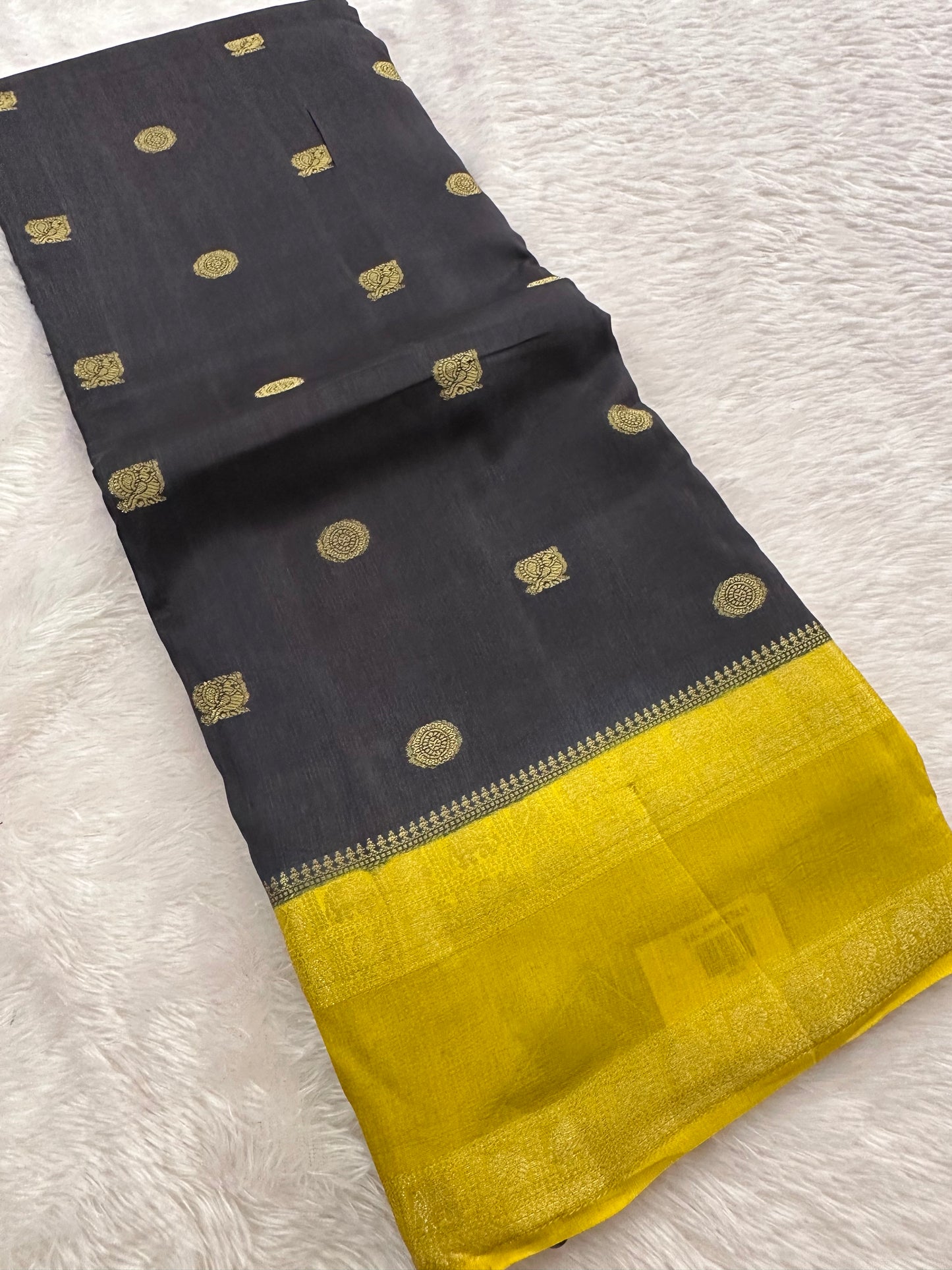 Tussar Viscose Fancy Saree-M19