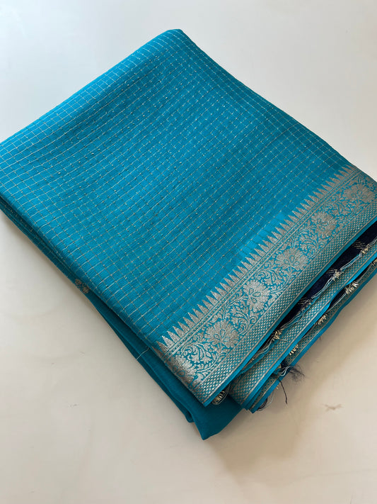 Banarasi Crape Checks