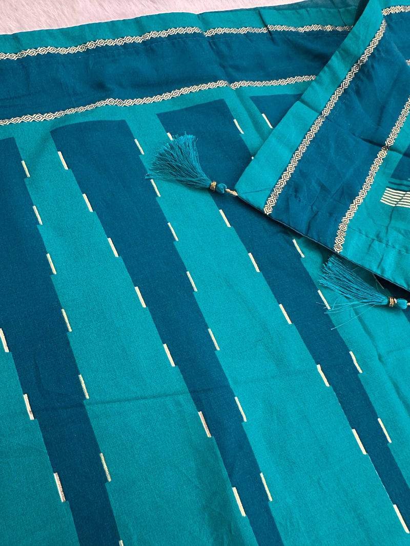 Pichwai Silk Printed-JU3