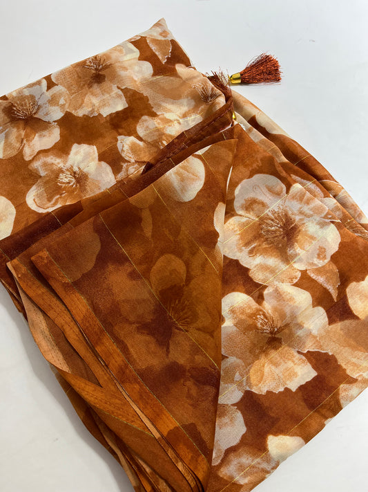 Printed chiffon