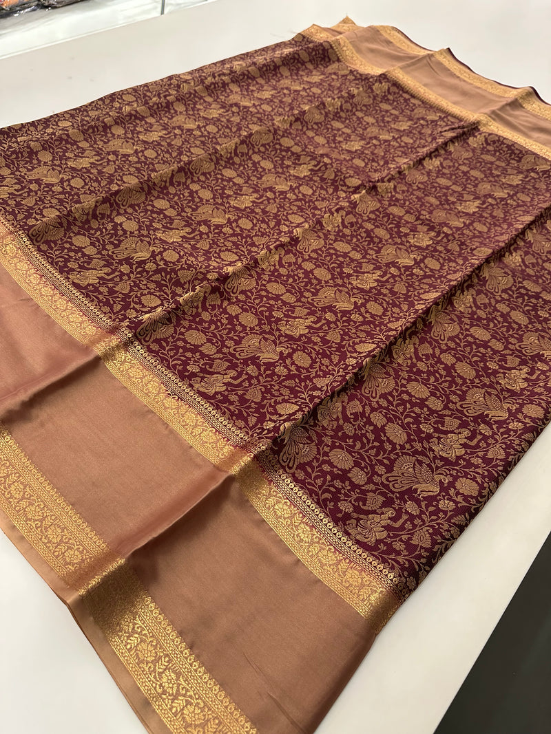 Banarsi Brocade Crape-J5