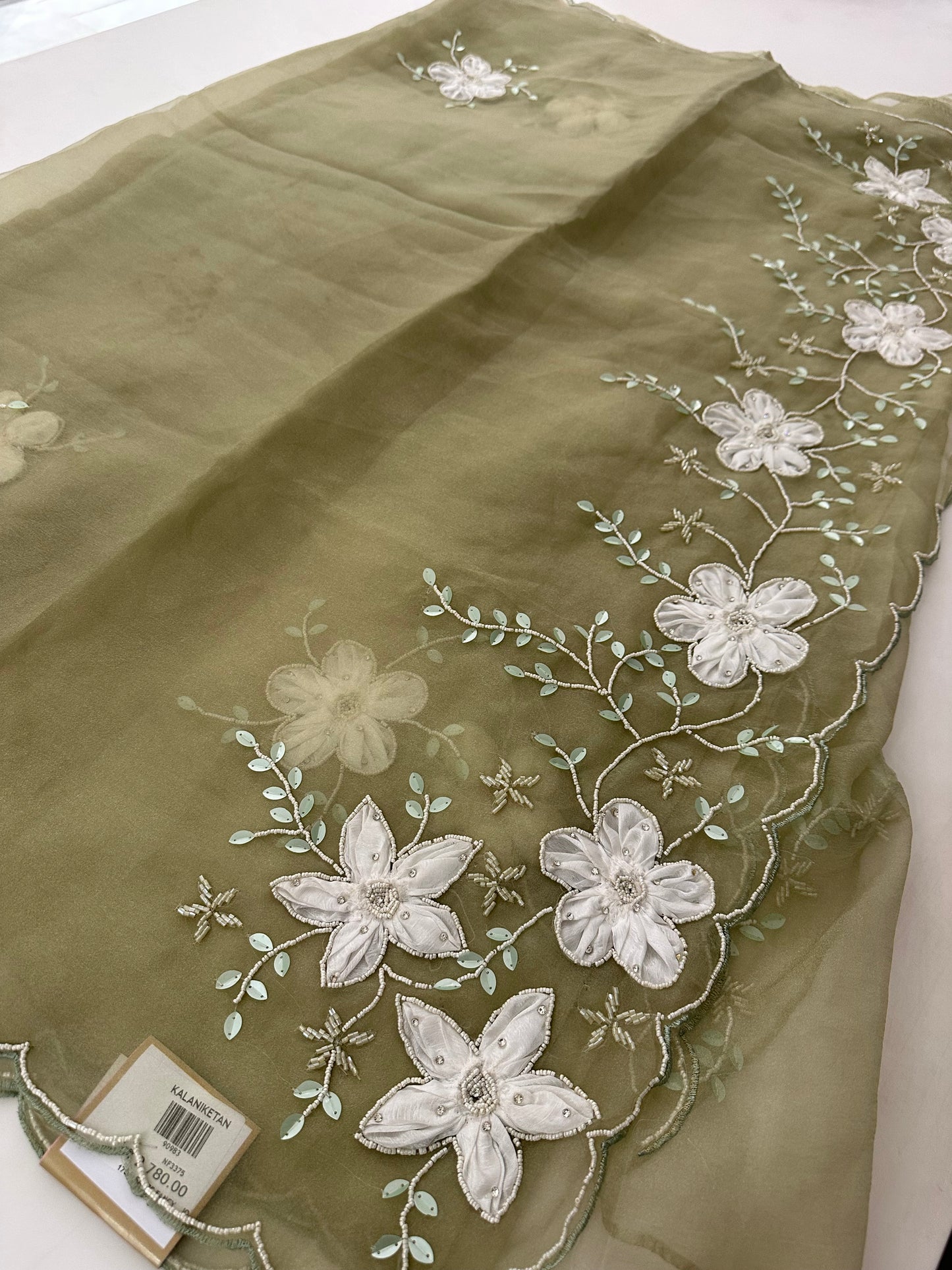Organza Work Fancy Appliqué Work-M24