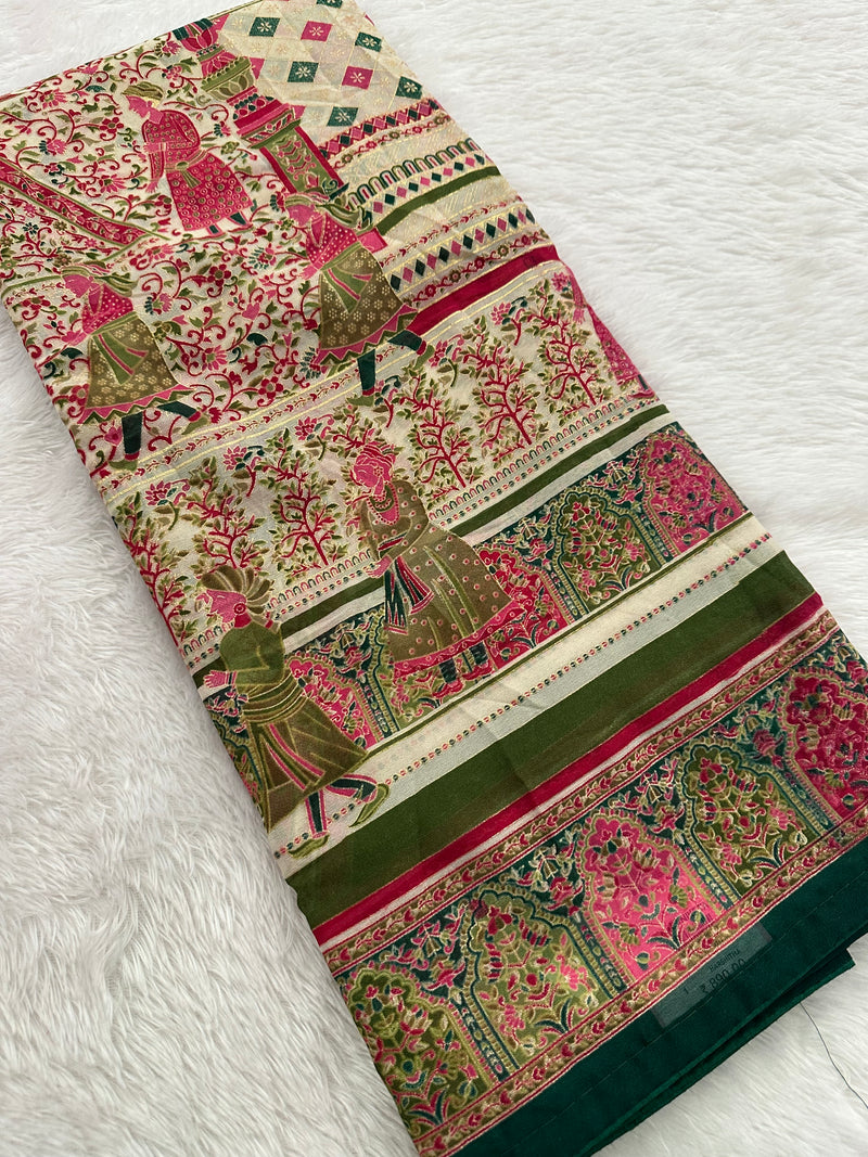 Brosso Chiffon Saree-J20