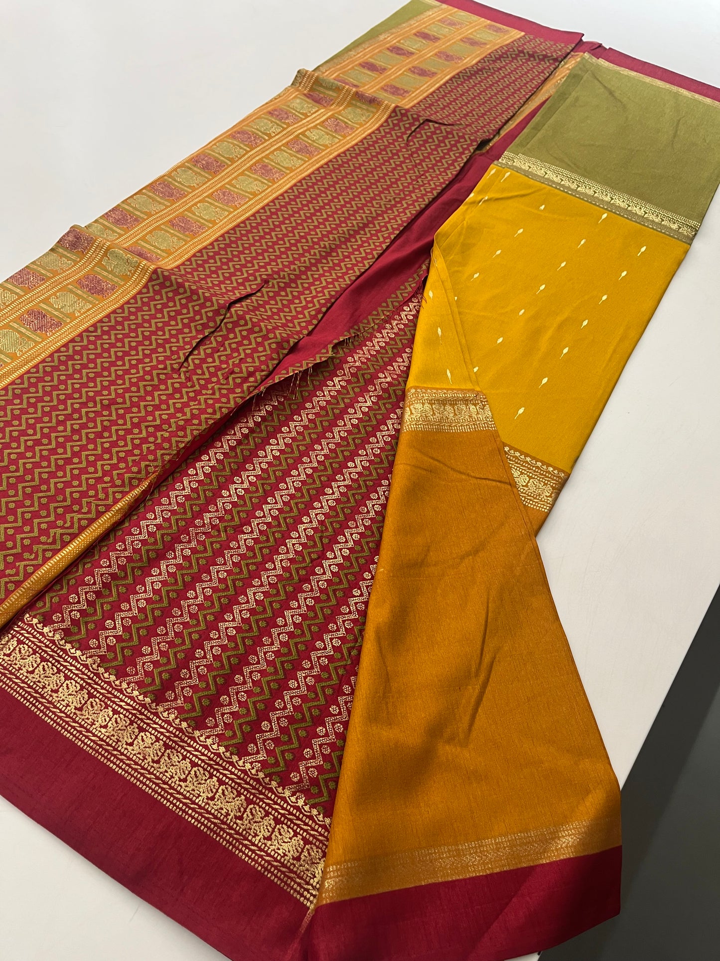 Crepe Chiffon Fancy Saree