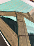 New Semi Soft silk Sarees From Kanchi in beatiful Borders -JU20