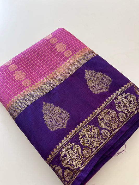 Banarasi crape fancy saree