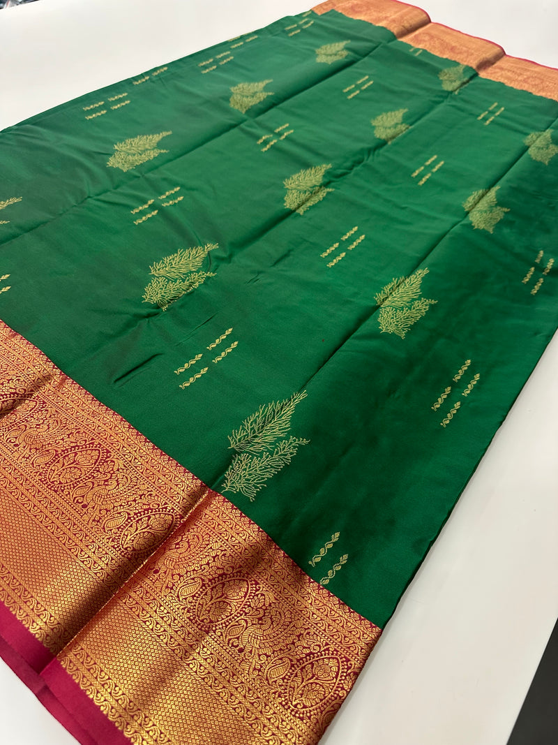 Semi Kanchi Silk Saree-J30