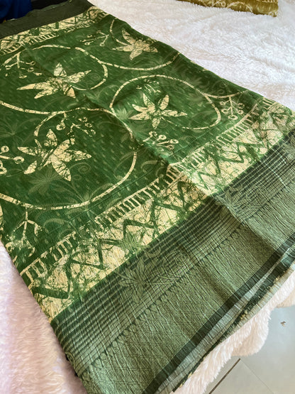 Printed Tussar Fancy