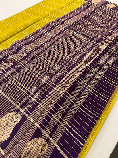 Semi Mysore silk new design