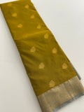 New collection in Kanchi Semi Silk sarees for Varmahalaxmi with contrast matching blouse piece-JU30
