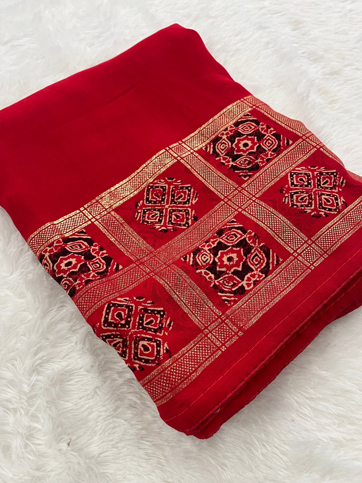 Bandhini Crape Chiffon