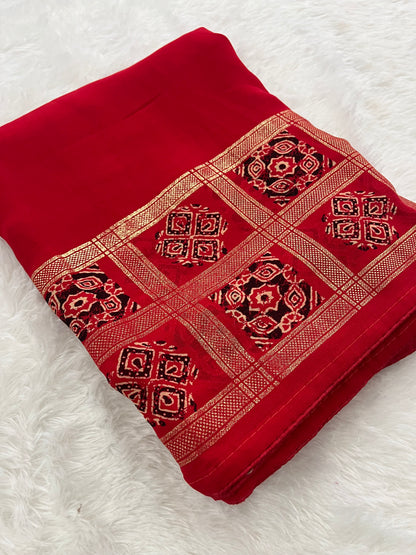 Bandhini Crape Chiffon