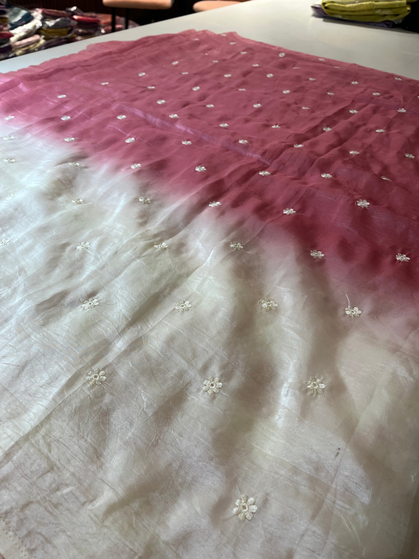 Designer Butter Silk Hit Design