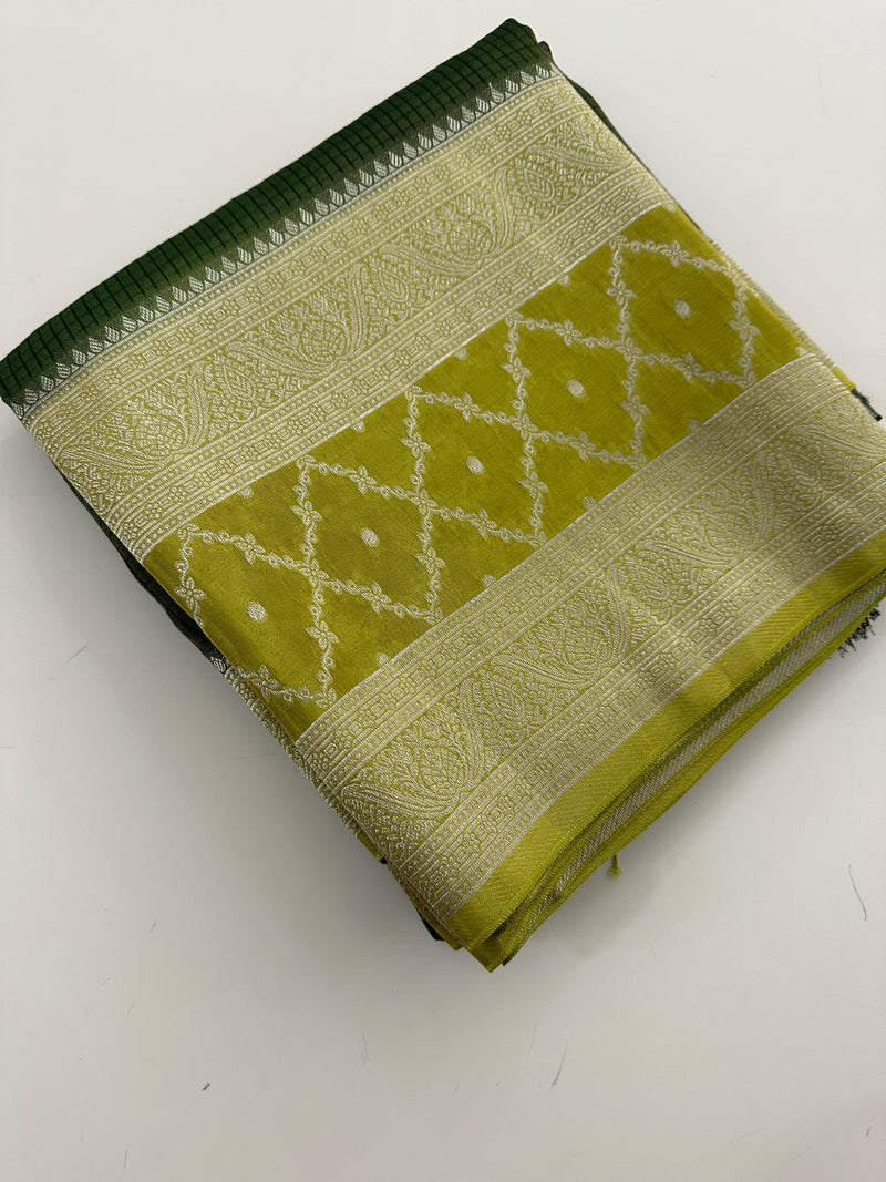 Crape Viscose Fancy Sarees-AU4