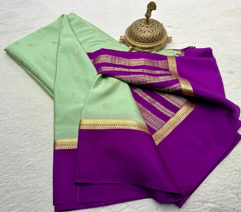 Semi Mysore Silk Saree