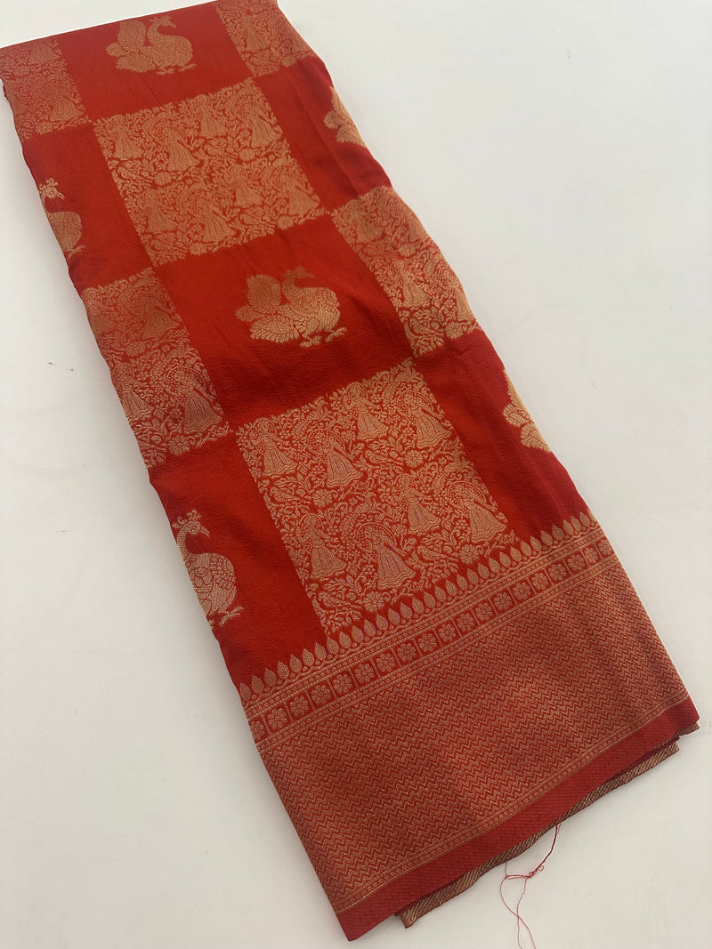 Banarsi Crape Silk-J29