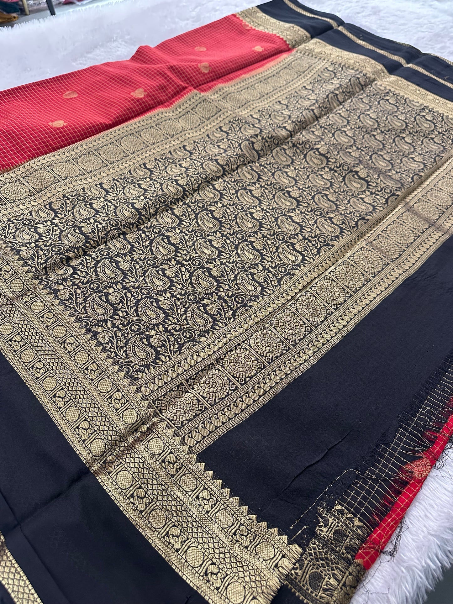Premium Checks Crape-M13