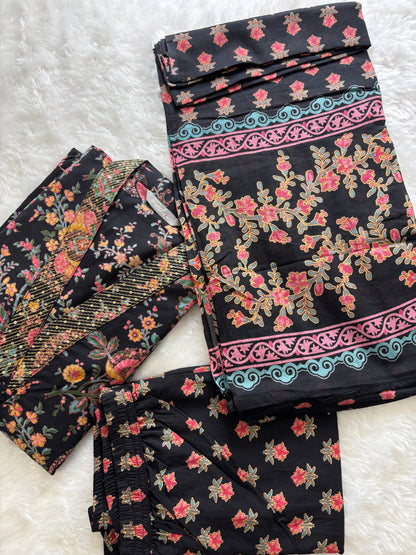 Floral Anarkali Kurti With Plaazo