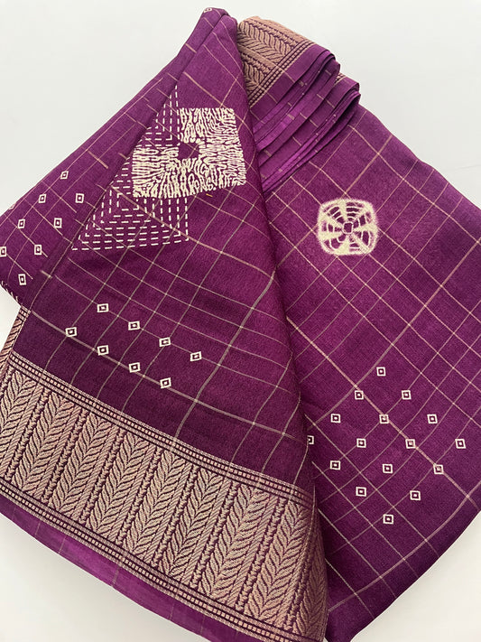 Ju13 Tussar Silk